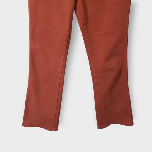 Judy Blue Terracotta Mid Rise Slim Bootcut Jean Sz 5/27 Orange Garment Dyed - Picture 3 of 12